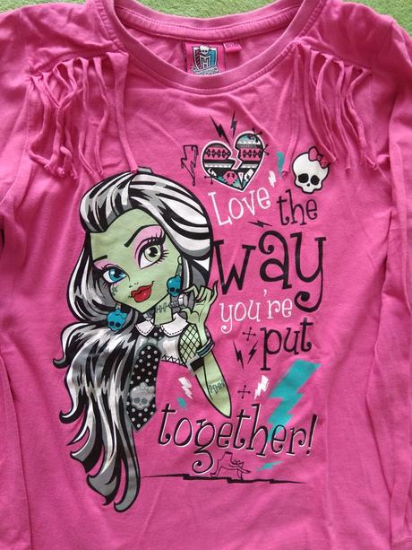 Tričko monster high, 140