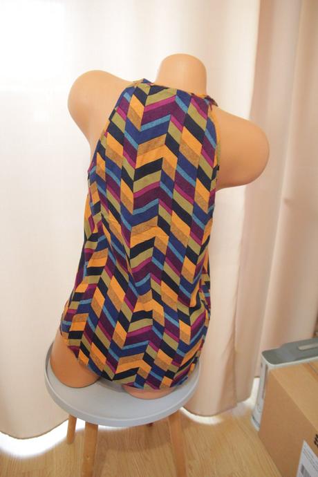 Farebný top, s/m, s