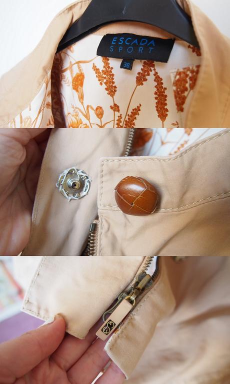 X escada chic roztomilý kabátik uni veľkosť, 38