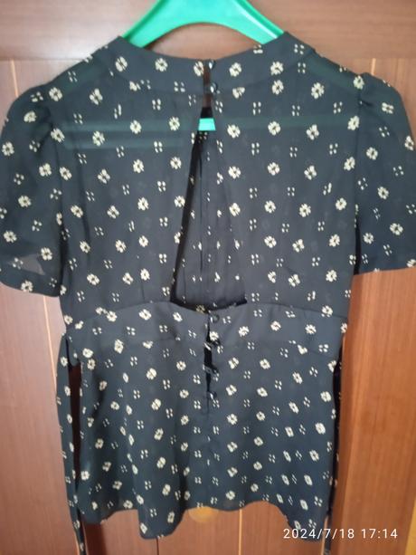 Čierna blúzka, topshop,xs