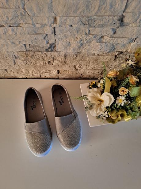 Sivo strieborné  espadrilky, deichmann,38