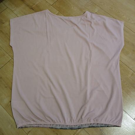 Bledofialové tričko/top s potlačou montego, xl