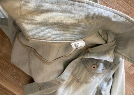 Dámska bledá riflovka, h&m,38