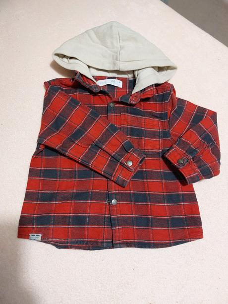 Károvaná vrchná košeľa zara, zara,80