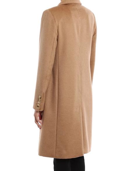 Elegantný vlnený kabát max mara č.42 a rukavice, 42