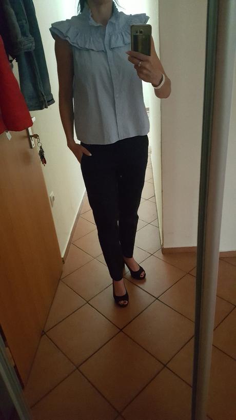 Office kosela bluzka 1x oblecena, h&m,38