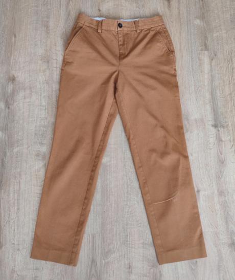 Dámske kvalitne chinos v ťavej farbe s jodhpuh, s