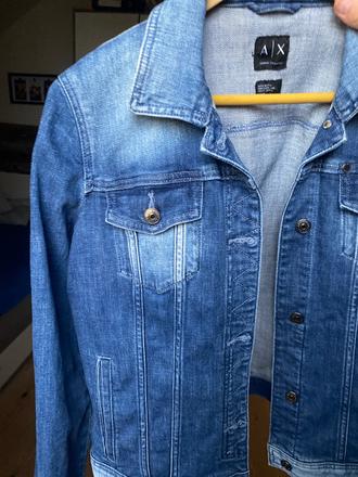 Riflová bunda armani exchance, armani,l