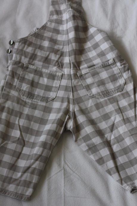 Plátené nohavice na traky, 80