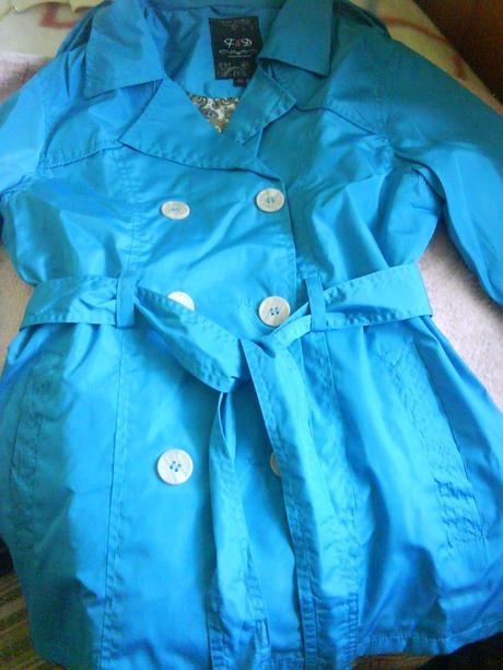 Kabátik/trenčkot, prechodná bunda 164, xs, 164