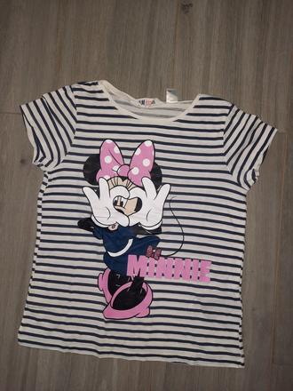 Tricko s minnie, h&m,134
