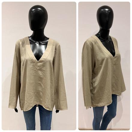 Dámska hnedá blúzka (l/xl), l