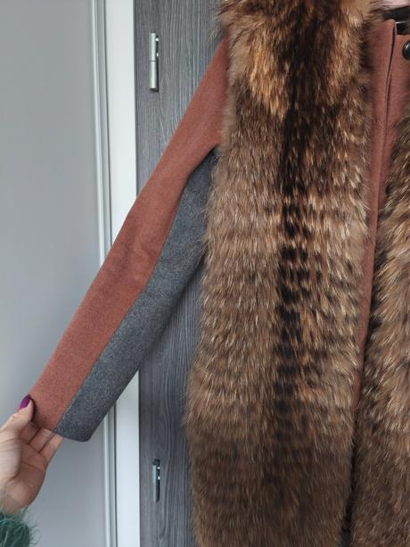 Vlneny luxusny kabat s myvalom, s