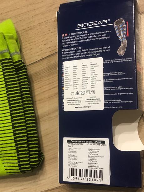 Kompresné ponožky nové, l