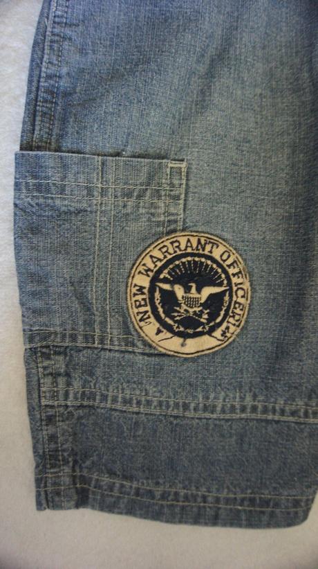 Nohavice na traky rifľové, 80