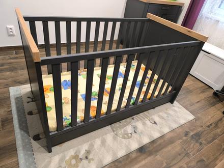 Predám detskú postielku., šírka (cm): 70,dĺžka (cm): 140