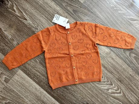 Sveter so srdieckami h&m 80 (9-12m), h&m,80