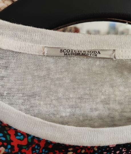 Vzorovaný top scotch & soda, m