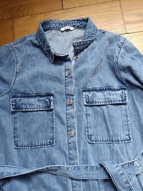 Riflové midi šaty, l