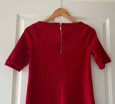 Červené minišaty, c&a, s/36, c&a,s