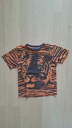 Bavlnené tričko s levom, h&m,104