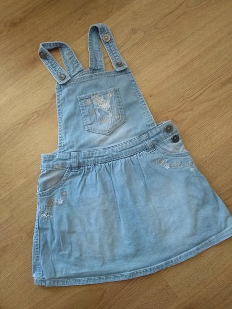 Riflová sukňa frozen, 104