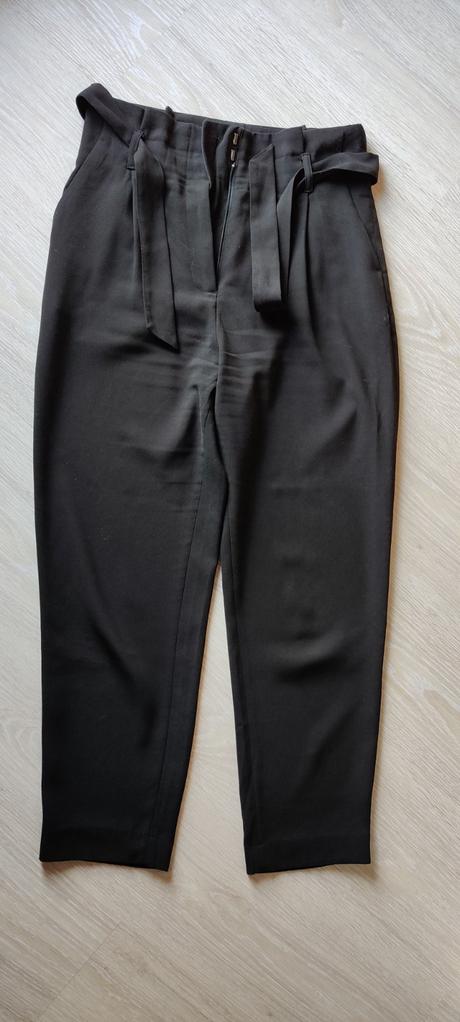 Hm nohavice s vysokym pasom, h&m,36