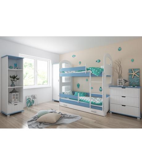 Poschodová posteľ juraj, šírka (cm): 80,dĺžka (cm): 160