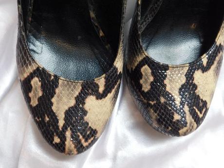 Kvalitne pyton topanky z pravej kože, 37