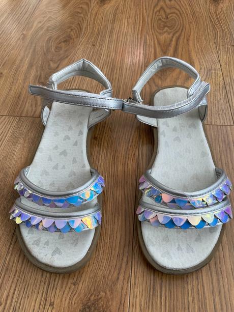 Sandále metalické, nelli blu,36