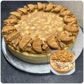 pre manzela k narodeninam, peceny cheesecake vo vnutri ma aj trochu naplne ako mavaju osie hniezda, a na vrchu napln z jablkove kolaca...taky jesenny dezert
