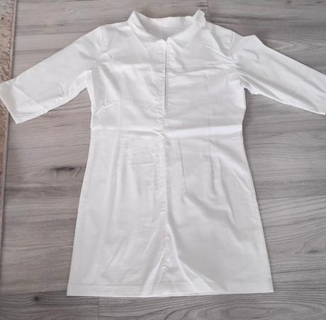 Biele košelove saty vel.m, m