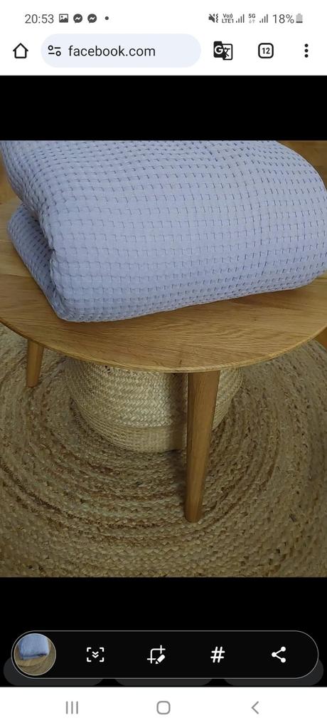 Prehoz na dvojposteľ z ikea, 