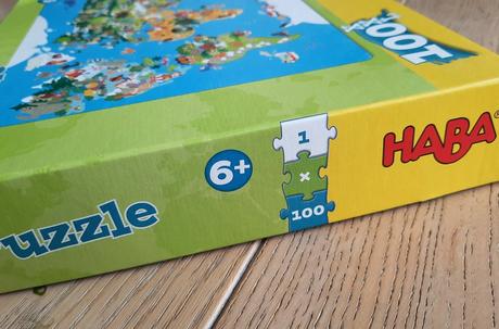 Puzzle haba mapa sveta, ako nové, 