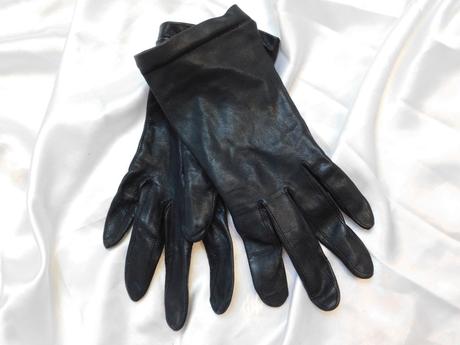 Dámske kožené rukavice, h&m,l