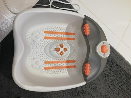 Bublinková vanička na nohy, 