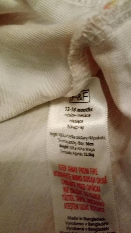 Letné šaty, veľ. 86, f&f,86