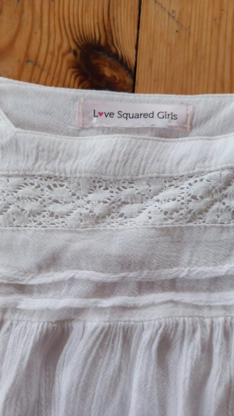 Biela dievčenská blúzka veľ.128, 128