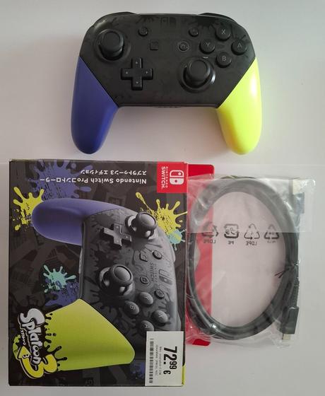 Nintendo switch pro controller splatoon 3, 