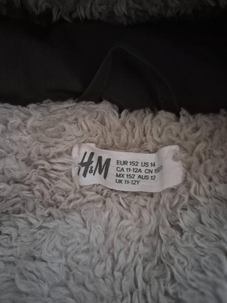 Zimná bunda, h&m,152