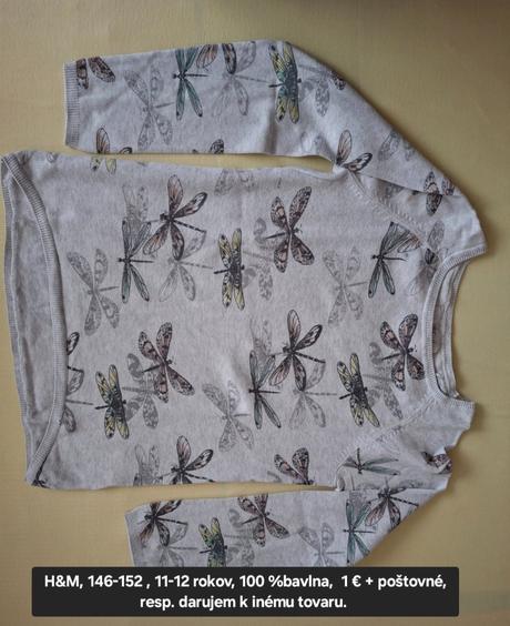 Dievčenský pulóver., h&m,152