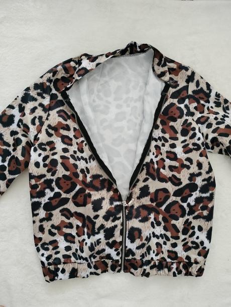 Leopardia tenká bomber bunda, m