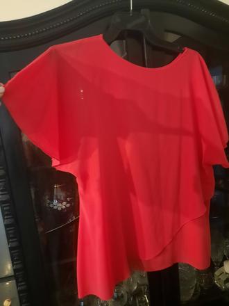 Malinovy top, ľahká blúzka, m