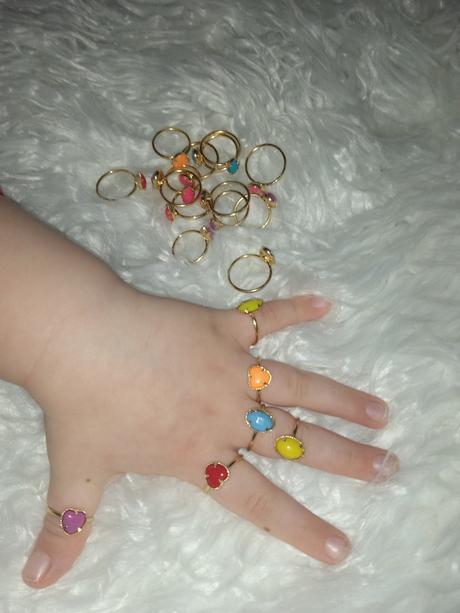 Detské retro prstene, 