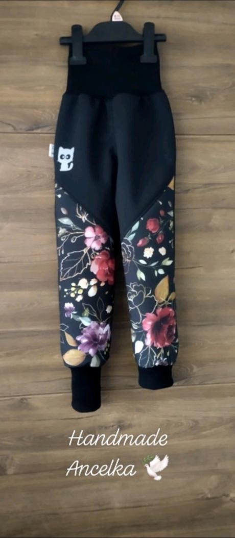 Zimné softshellky kombin.s reflexnym prvkom, 74 - 164