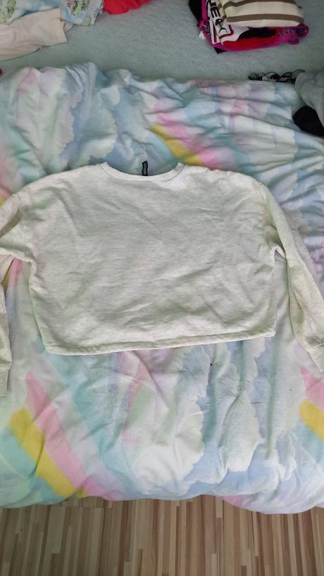 Crop mikina, h&m,s