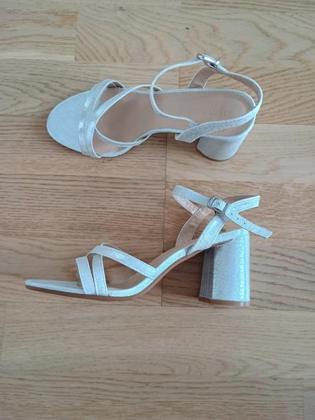 Svadobné strieborné sandálky jenny fairy, 37