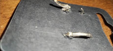 Náušnice kryštál tmavší, skúšané, 