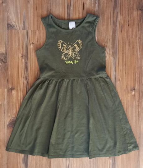 Letne saty motyl vel.122, palomino,122