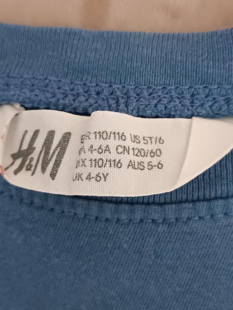 Tričko s krátkym rukávom, h&m,110